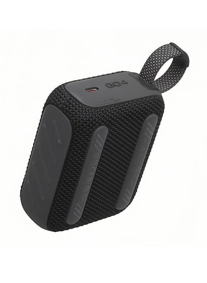 JBL Go4-Portable Waterproof and Dustproof Wireless Bluetooth Speaker, Big Pro Sound with Punchy bass,Built-in long-lasting battery, Made in Part with Recycled Materials Black - Image 2